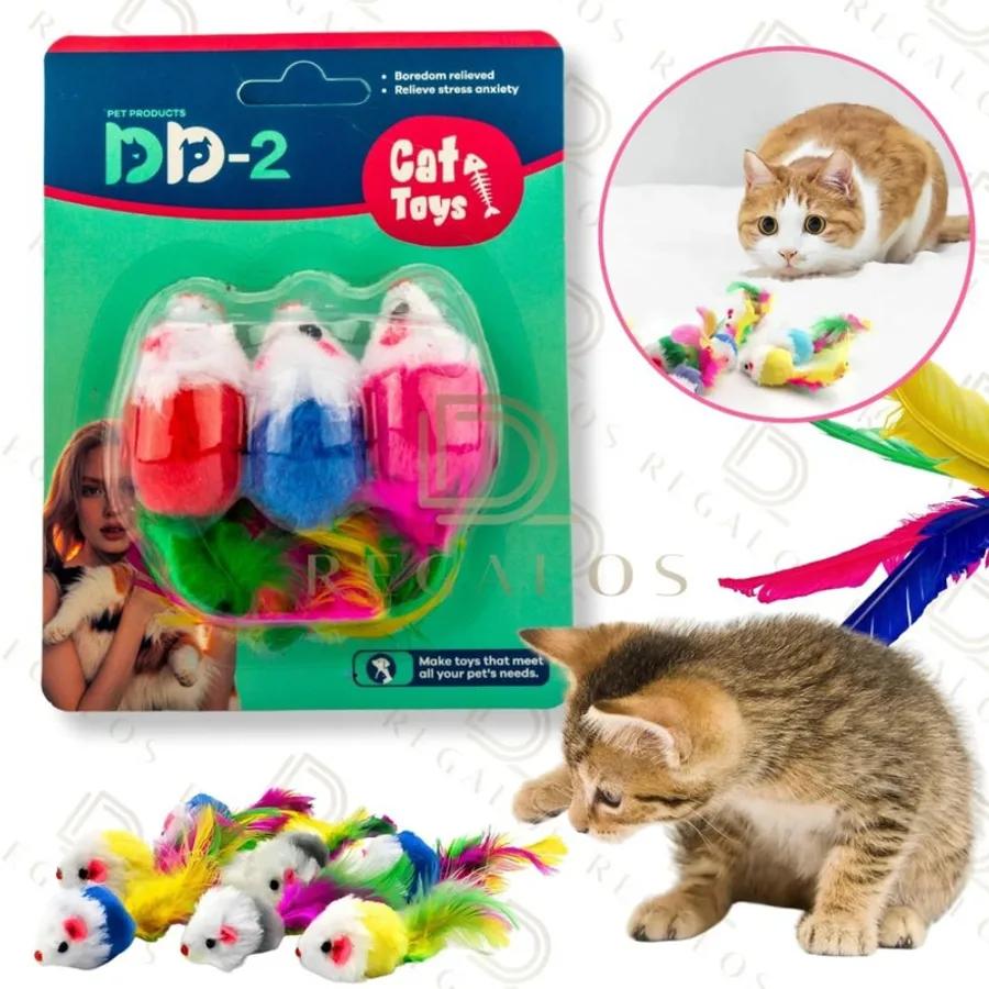 PACK RATON CON PLUMA X3